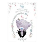 Me to You Tiny Tatty Teddy Baby-Safe Footprint Gift Set