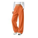 Meeyuioe Womens Sweatpants Joggers with Pockets, Elastic Waist