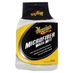 Meguiars Microfibre Wash Mitt, 20.32 x 25.4 cm, White