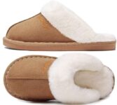 Memory Foam Fluffy Winter House Shoes