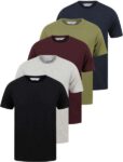 Mens 5 Pack T-Shirts with code