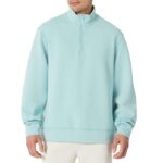 Mens Active Sweat Relaxed-Fit Quarter-Zip Sweatshirt – Size Small