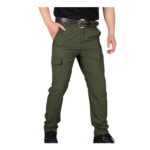 Mens Cargo Pants Thermal Fleece Lined Military Waterproof 3XL Green
