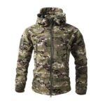 Mens Hiking Windbreaker Jacket Military Field Coat