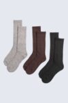 Mens Outdoor Mid-Calf Socks 3 Pack (2 Colours / Sizes 6-12) – With Code & Limited Time Free Delivery