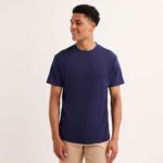 Mens Patriot Blue Crew Neck Pocket T-shirt