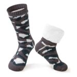 Mens Slipper Socks with Non-Slip Grippers