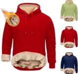 Mens Sweatshirts Crew Neck Jumper Casual Fleece Lined Classic Pullover Tops