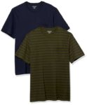 Mens T-Shirt Slim-Fit Short-Sleeved Crewneck Pocket, Pack of 2 – Small – Prime Deal