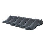 Mens Trainer Socks Colour: Black/White Marl