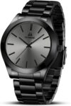 Mens Watches Stainless Steel Waterproof Analog Quartz Dress Wrist Watch