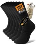Merino Wool Socks for Men, 3 Pairs, Thermal Winter Hiking Socks & working great for Steelies. Sold by SukModen Direct FBA