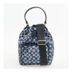 Michael Kors Blue Logo Bucket Bag
