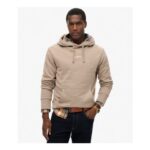 Micro Logo Graphic Loose Hoodie