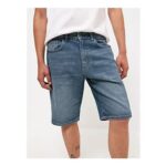 Mid Wash Denim Shorts