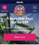 Midlands Day Out Pass Alton Towers, Sealife , Warwick Castle & Cadbury World