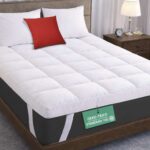 MightySofts Single Mattress Topper 10cm, Extra Deep Quilted Microfiber Topper for Cloudlike Comfort