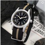 Militado ML05 38mm Military Watch Miyota 2035 Movement Domed Sapphire Crystal C3 Green Luminous 10Bar – Diver Watch Factory Store