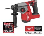 Milwaukee M18 FHAC16-0 18V Fuel FUEL High Performance 4-Mode 16mm SDS-Plus Hammer Free 5.0Ah Battery
