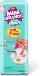 Mini Brands Fill The Fridge Playset w/UV Light by ZURU, Collectibles, DIY, Resin Play, Exclusive Recipe, NOT Edible, 8