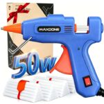 Mini Hot Glue Gun Kit 50W Upgraded Version with 30pcs Glue Sticks 7x130mm – Sold by ZQSM Office FBA