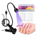 Mini UV Nail Lamp with 240 Tips and 12 Files