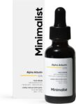 Minimalist 2% Alpha Arbutin Serum for Pigmentation & Dark Spots Removal Antipigmentation Face Serum For Men & Women with Hyaluronic Acid to Remove Blemishes, Acne Marks & Tanning, Transparent, 30 ml