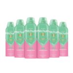 Mitchum Women Triple Odor Defense 48HR Protection Deodorant Spray & Antiperspirant (200ml), Powder Fresh, Pack of 6