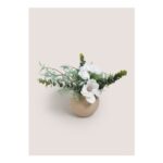 Mixed Flowers in Grey Pot
