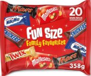 Mixed Fun Size Chocolate Bar Multipack Variety Assortment 358g 20 Pieces (£3.82-£3.61 S&S)