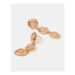 Molten Stone Drop Earrings