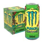 Monster Energy Drink Rio Punch 4 X 500ml Cans