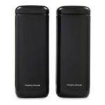 Morphy Richards Large Storage Canisters, 2-Pack, 2.6L, Black