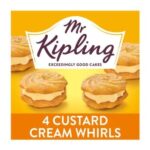 Mr Kipling 4 Custard Cream Viennese Whirls