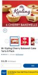 Mr Kipling Cherry Bakewell Cake Tarts 6 Pack – £1.50 Better than Half Price Clubcard Price