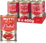 Mutti – Pelati Peeled Tomatoes, 400g, (Pack of 6)
