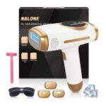 NALONE IPL Hair Removal with Ice Cooling, 4-in-1, 10 Levels