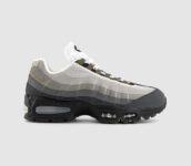 NIKE AIR MAX 95 TRAINERS Black Med Olive White Reflect Silver Anthracite Lt, Size 3-5.5, Free C&C