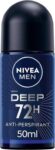 NIVEA MEN Deep Roll-On Antiperspirant, 50 ml Mens Roll-On Deodorant – w/Voucher