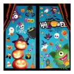 NMKL Halloween Window Stickers, Double-Sided, 10 Sheets