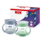 NUK Mini Magic Cup Set 2-Pack 160ml 6mo Anti-Spill Rim