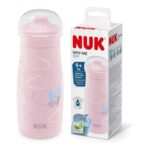 NUK Mini-Me Sip Toddler Cup 300 Ml, Leak-Proof Spout PinkButterfly