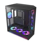 NZXT H9 Flow RGB – Dual-Chamber ATX PC Case – Black