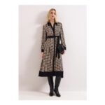 Naomi Spot Shirt Midi Dress