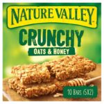 Nature Valley Crunchy Oats & Honey Cereal Bars – 10 Bars (Pack of 5, total 50 Bars) S&S £8.31/£7.44