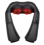 Neck Shoulder Shiatsu Massager with Heat Function, 4 Deep Kneading Nodes with code. Sold by northdge Store
