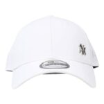 New Era Unisex Mlb Flawless Logo Basic 9Forty Cap New York Yankees – White