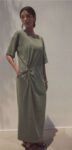 Next womens Khaki Green Jersey Twist T-Shirt Summer Dress (sizes 6 – 22, 14T, 16T) or Blue / Black – ltd sizes – free click and collect