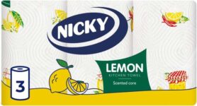 Nicky Lemon, 3 Rolls of Kitchen Towel, 2-Ply