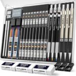 Nicpro 35PCS Art Mechanical Pencil Set With coloured leads and more – £11.47 with S&S – Sold by NicproShop EU FBA (with Prime)